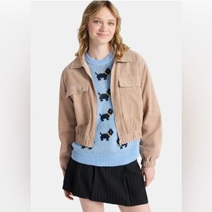 Netflix Stranger Things Corduroy Cotton Jacket from No Boundaries, Women's XL